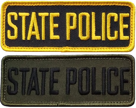 Product Detail State Police Name Tag Patch, Illinois State Police, 1044
